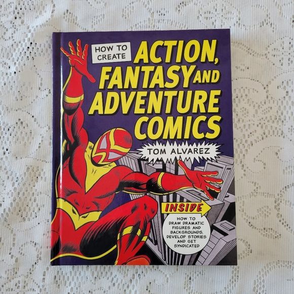 How to Draw & Create Action Fantasy and Adventure Comics Hardcover Book 1997 - Picture 1 of 9